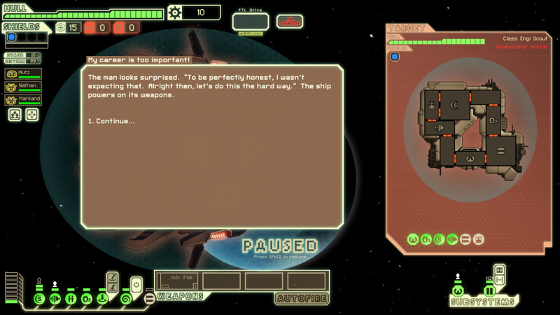 Illustration for article titled FTL: Faster Than Light Modded To Run A Marriage Proposal